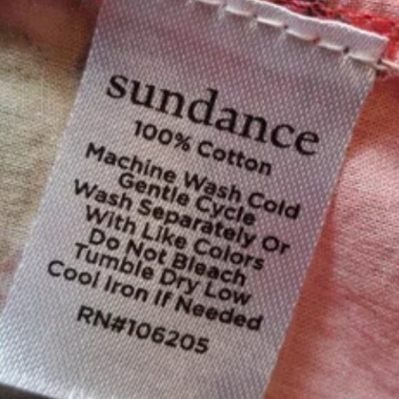 Sundance Luna Apricot Floral Beach Cropped Pull On Pants - Picture 7 of 8